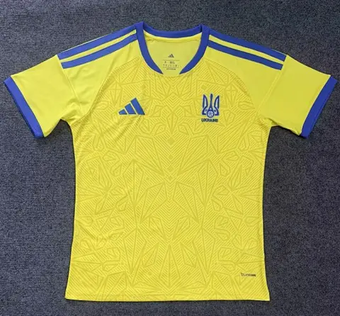 Ukraine 2026 Home soccer jersey size S-4XL
