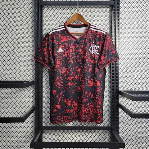 22-23 Flamengo camo red training shirt