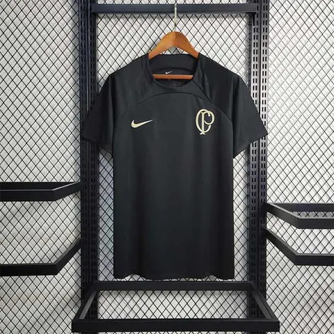 22-23 Corinthians Training Shirt Black
