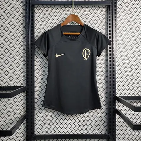 22-23 Corinthians black Training Shirt women