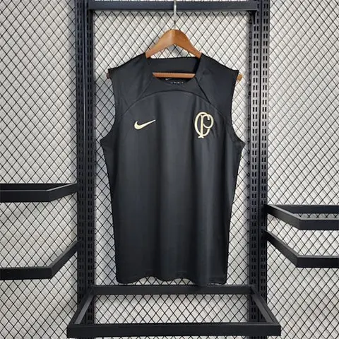23-24 Corinthian Black Tank Top Training Shirt