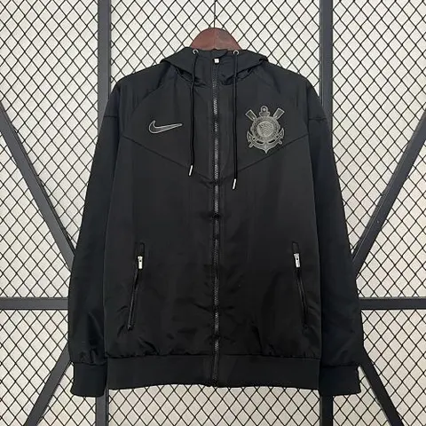 24-25 Corinthians black windbreaker
