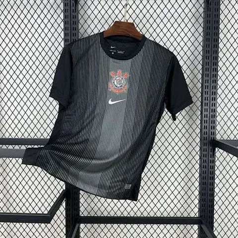 25-26 Corinthians Black goalkeeper Jersey