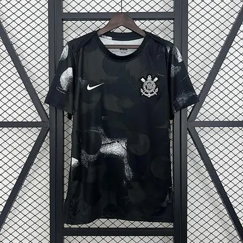 25-26 Corinthians black training jersey