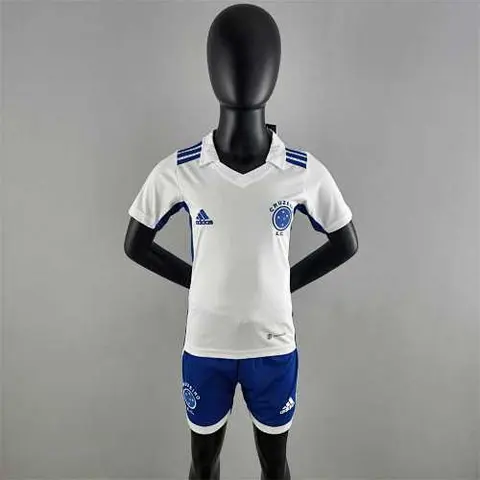 22-23 Cruzeiro away kids kit