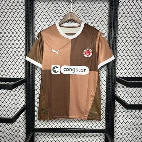 24-25 FC St. Pauli home soccer jersey
