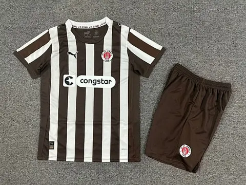 25-26 St. Pauli home kid kit