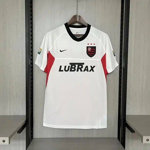 01-02 Flamengo away white retro jersey