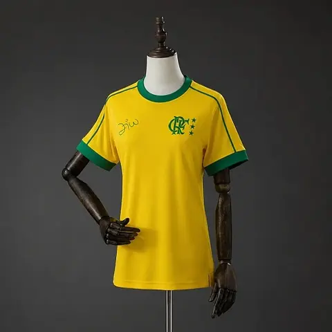 2026/27 Flamengo Zico Signature Yellow Women's Jersey S-XXL