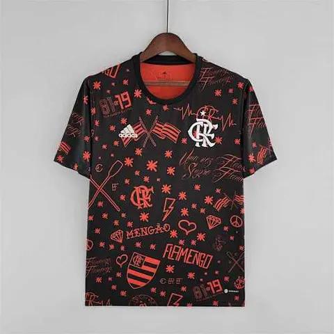 22-23 Flamengo Pre-match black and red