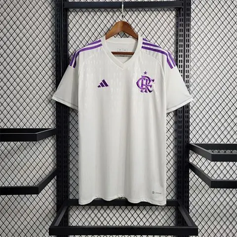 23-24 Flamengo goalkeeper white with purple logo