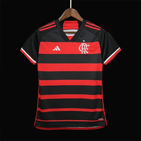 Maillot de football femme 24-25 Flamengo — Domicile