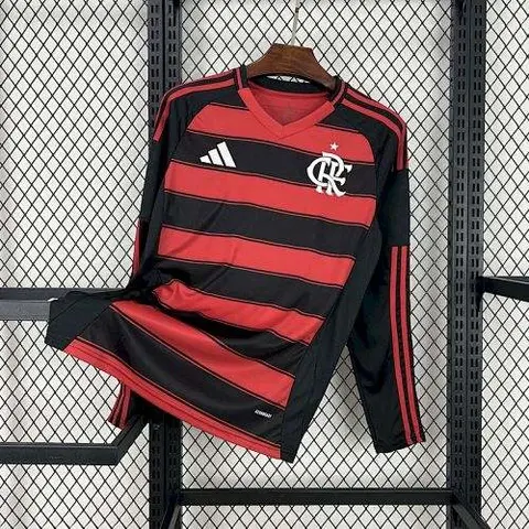 25-26 Flamengo home long sleeve jersey