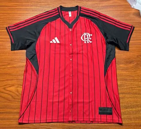 25-26 Flamengo red baseball jersey