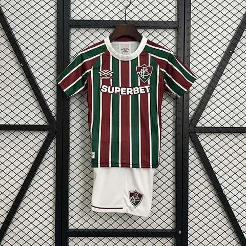 25-26 Fluminense home kid kit size: 16-28