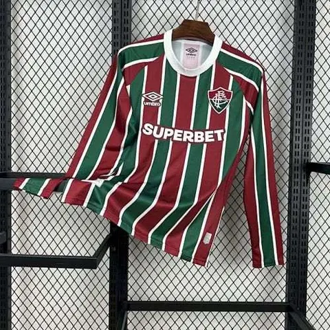 25-26 Fluminense home long sleeve jersey