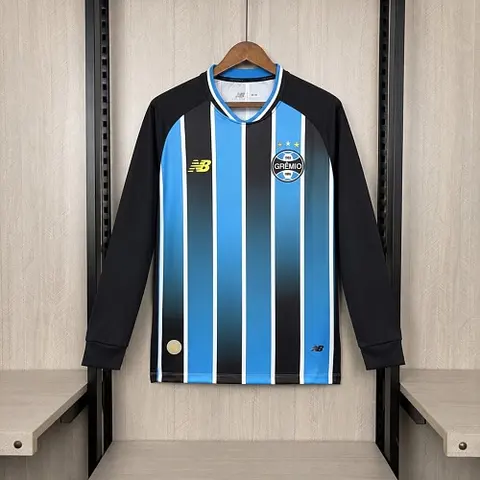 2026/27 Gremio Home Long Sleeve Soccer Jersey Size S-4XL