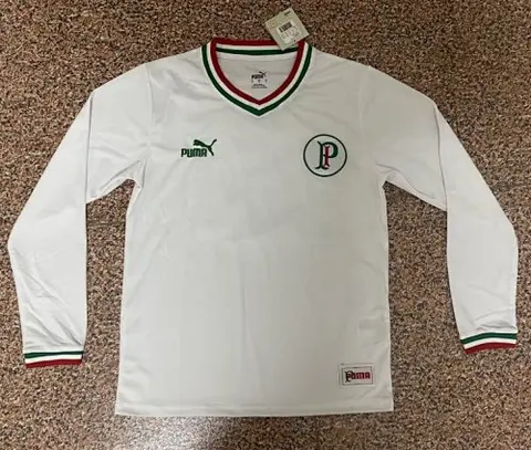 22-23 Palmeiras white commemorative edition long sleeves