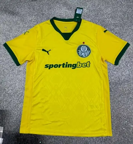 25-26 Palmeiras Third Away yellow soccer jersey