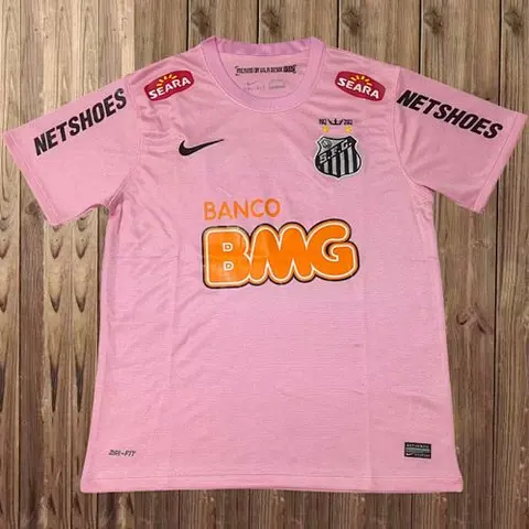 2011-12 Santos Pink retro soccer jersey