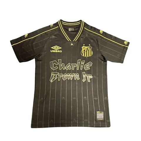 24-25 Santos Charlie Brown black gold special edition Jersey
