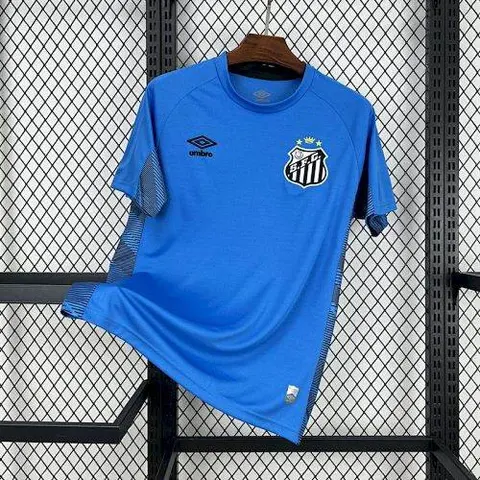 25-26 Santos blue goalkeeper jersey
