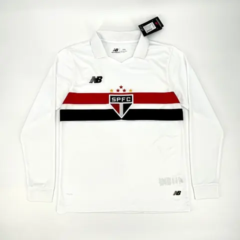 24-25 Sao Paulo home long sleeve jersey