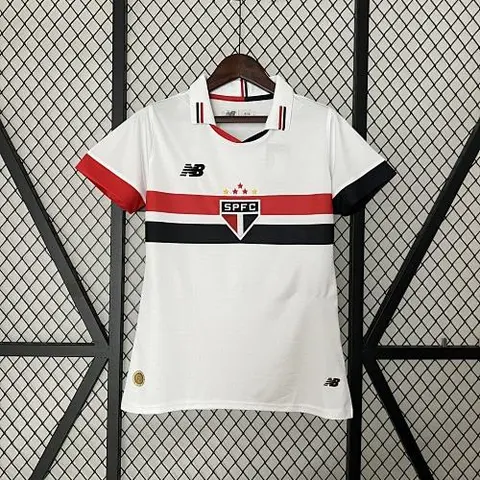 24-25 Sao Paulo home white woman size jersey