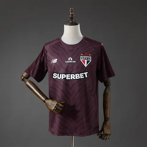 Sao Paulo 26/27 Goalkeeper Jersey - Deep Burgundy S-4XL