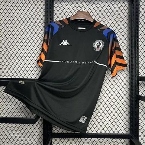 24-25 Vasco Da Gama Kappa Warm-up Black Jersey S-XXL