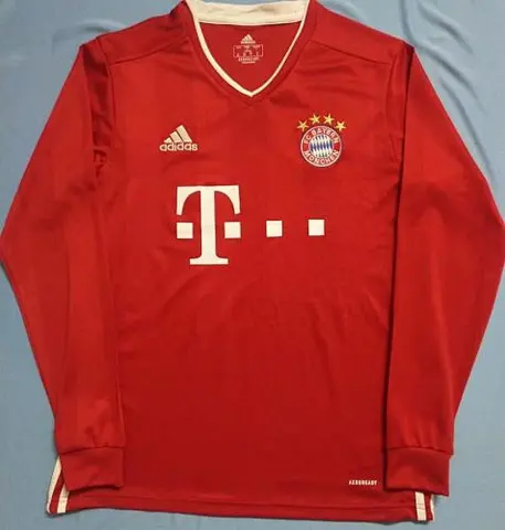 20-21 Ba_yern Mu_nich home red long sleeve