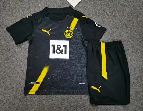 20-21 Dor_tmund away kids kit