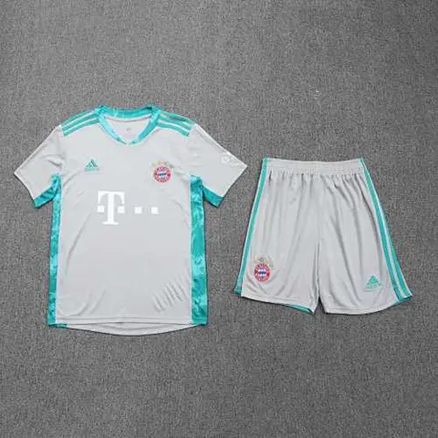 20-21 Bayern gray short sleeve goalkeeper