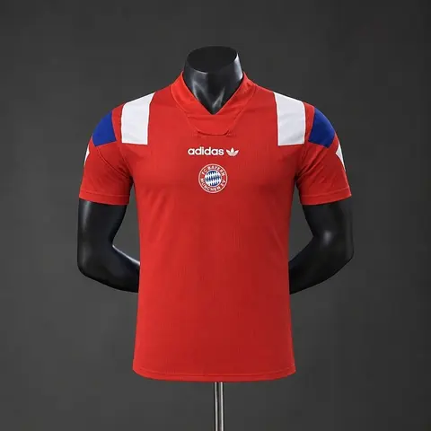 2026/27 Bayern Munich EQT Red Player Version Retro Soccer Jersey