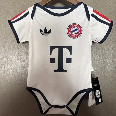 2026/27 Bayern Munich White Away Baby Soccer Jersey