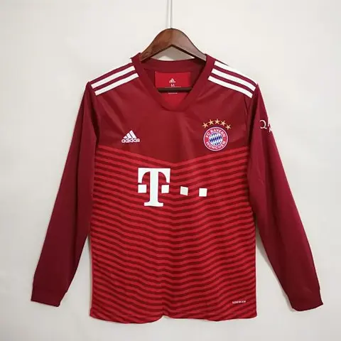 21-22 Bayern home red long sleeve