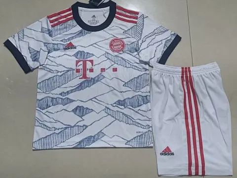 21-22 Bayern third away kids kit