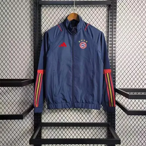 23-24 Bayern Munich royal blue Windbreaker