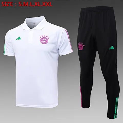 23-24 Bayern white POLO suit