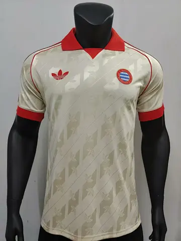 24-25 Bayern white Retro Model Player version jersey