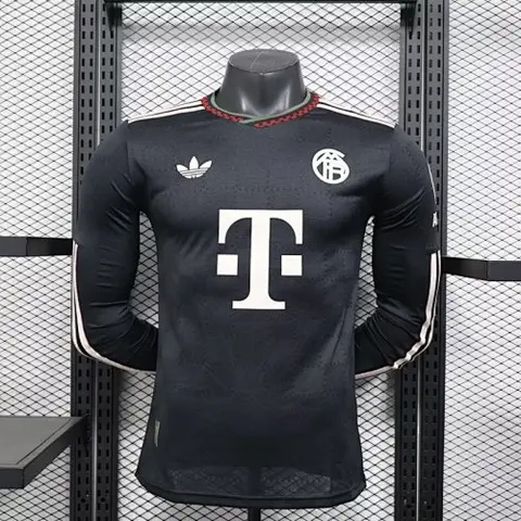 Maillot de football 25-26 Bayern — Troisième maillot · Version joueur · Manches longues