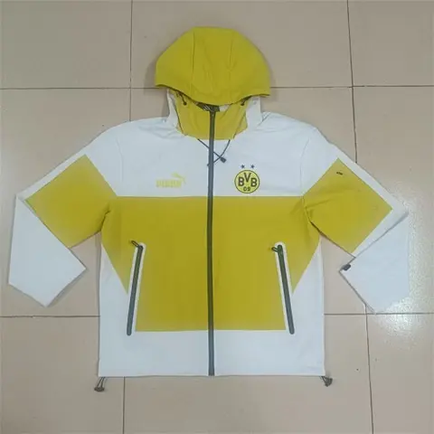 Borussia Dortmund 2025/26 Yellow And White windbreaker(95)