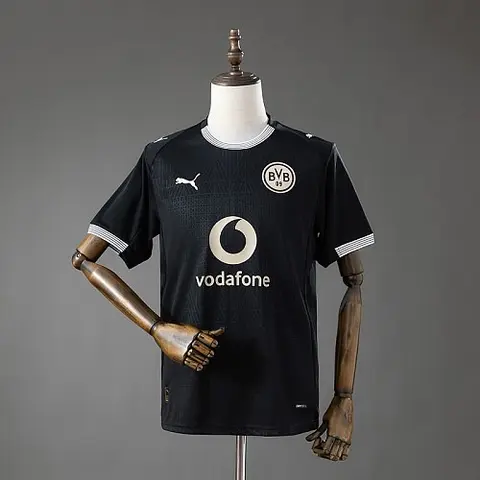 Borussia Dortmund Retro Erde Stadium 100th Anniversary Jersey S-4XL