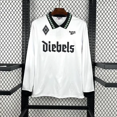 Retro 1995-96 Borussia Monchengladbach Home Long Sleeve Jersey