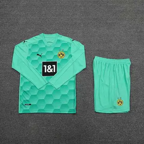 20-21 Dortmund green long sleeve goalkeeper
