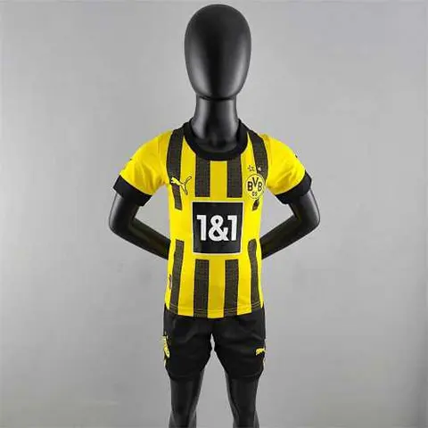 22-23 Dortmund home kids kit