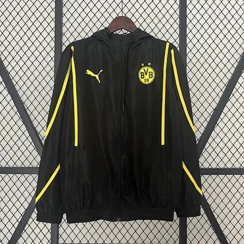 24-25 Dortmund black windbreaker