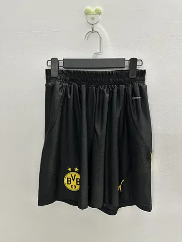 24-25 Dortmund home black player version shorts