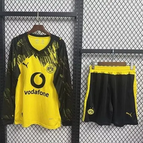 Dortmund 2025/26 home long sleeve uniform size S-2XL