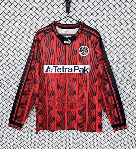 Retro Eintracht Frankfurt 1995/96 Home Long Sleeve Jersey S-XXL